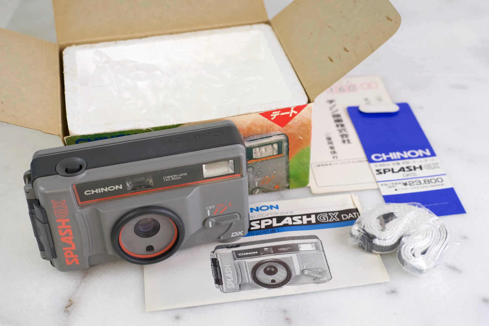 Chinon Splash GX Water Resistant 35mm Point and Shoot Film Camera